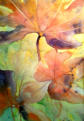 Feuilles d'automne - aquarelle - Bronzini